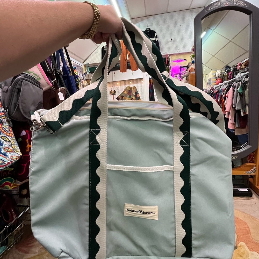 NWOT Business & Pleasure Co. Insulated Tote in Mint Green